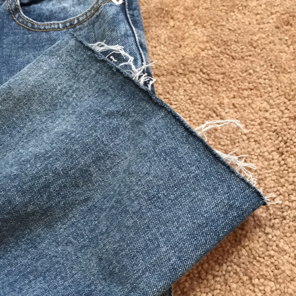 Prettylittlething long straight leg denim size 12 - Picture 6 of 6